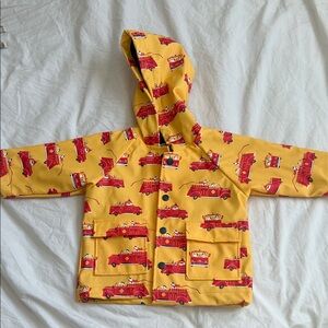 Harley Baby firetruck rain jacket size 9-12months